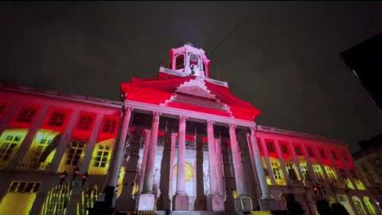 Omagiu lui Brâncuși la Festivalul Luminilor din Bruxelles