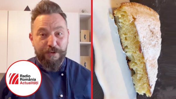 Prăjitură cu măr la tigaie - După rețeta lui Toma, bucătarul Cetăţii | VIDEO