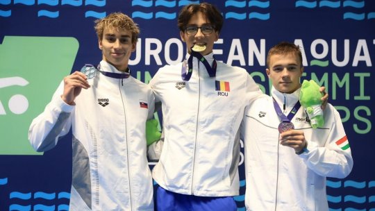 Vlad-Ştefan Mihalache, aur la Campionatele Europene de înot pentru juniori