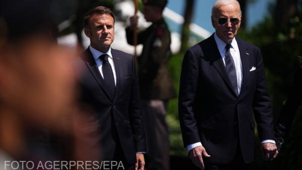 Președintele american și cel francez au anunțat noi ajutoare pentru Ucraina
