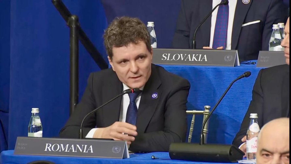 Nicușor Dan, la Consiliul pentru Pace: "Puteți conta pe noi"