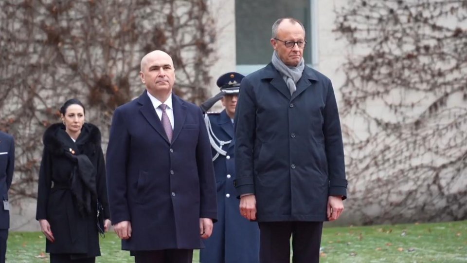 Premierul Ilie Bolojan s-a întâlnit la Berlin cu cancelarul german Friedrich Merz