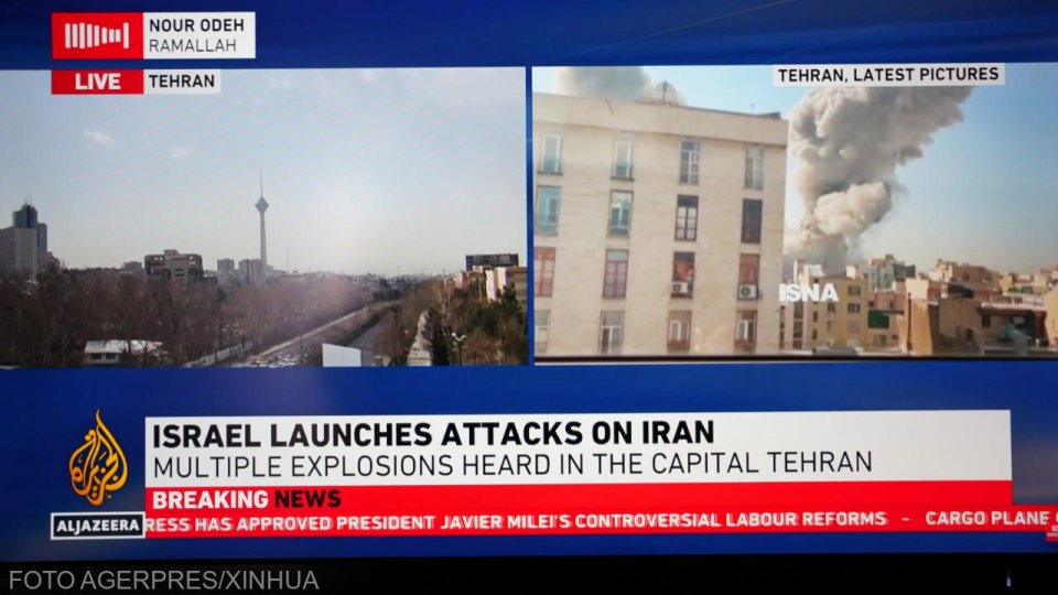 Statele Unite și Israelul au lansat “un atac preventiv” asupra Iranului