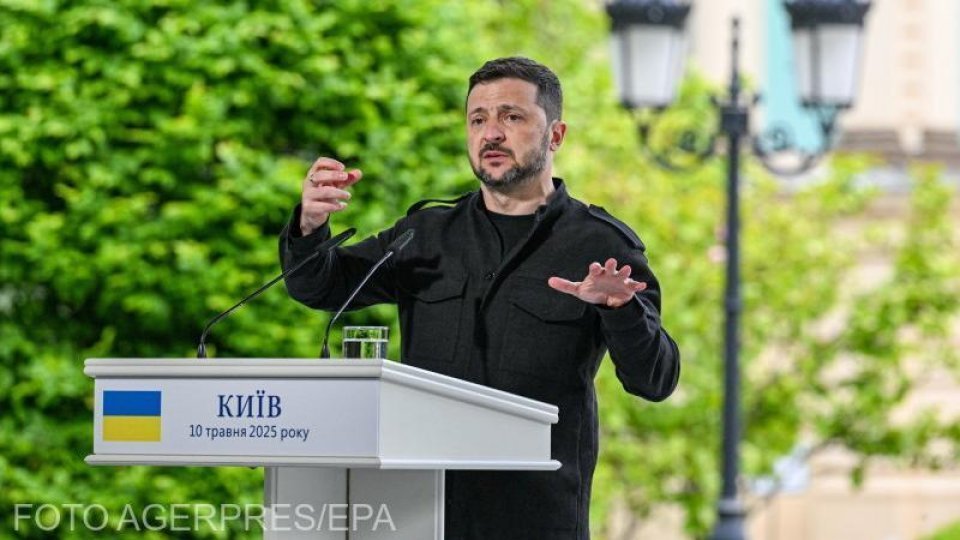 Președintele Zelenski vine joi la București