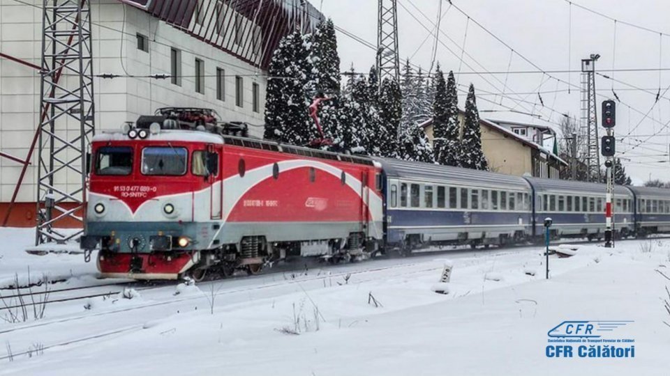 Trafic feroviar în condiţii de iarnă