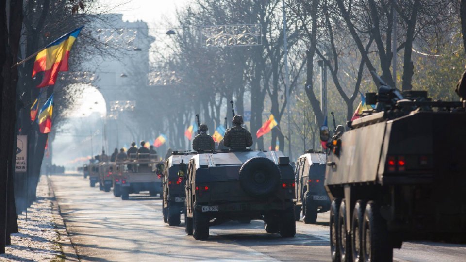 Repetiţie generală pentru Parada Militară Naţională şi restricţii de circulaţie în Capitală