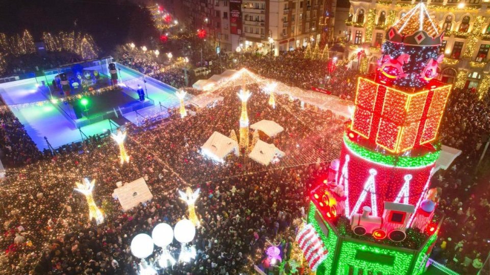 Craiova a obţinut primul loc în competiţia celor mai frumoase târguri de Crăciun