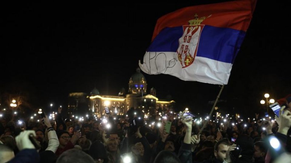 Serbia: Studenţii vor manifesta sâmbătă în faţa Adunării Naţionale din Belgrad