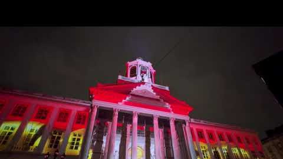 Omagiu lui Brâncuși la Festivalul Luminilor din Bruxelles