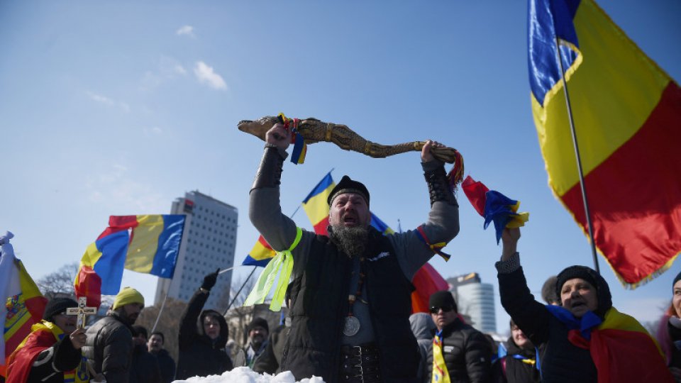 Proteste în București față de anularea turului doi al alegerilor prezidențiale