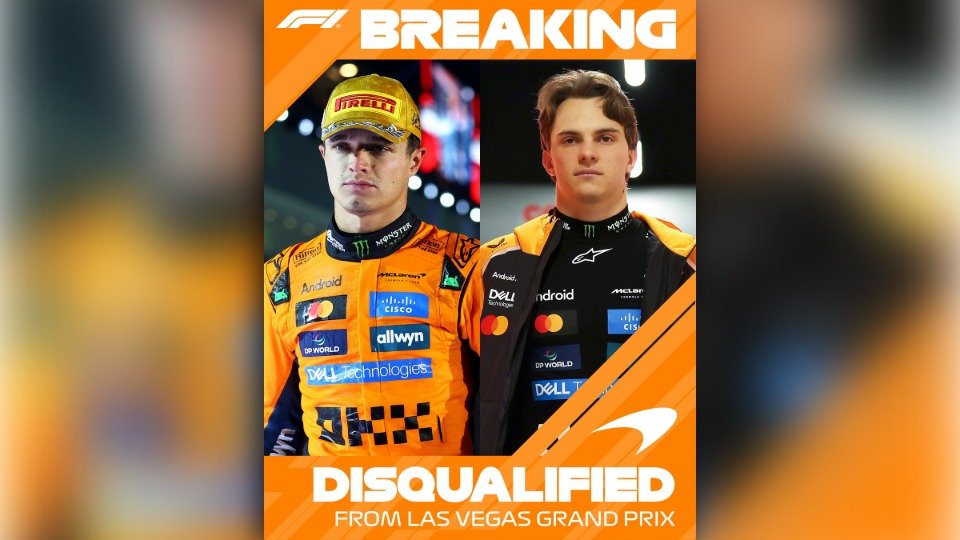 Formula 1: Norris și Piastri, descalificați în Las Vegas. Lupta la titlu este relansată!