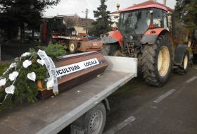 Protest al agricultorilor din Nădlac.