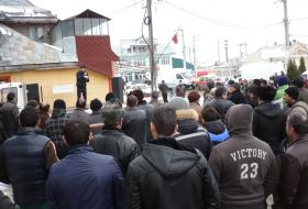 Photo: Protests of farmers in Matca. (Maria Măndiţa).