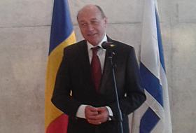 Preşedintele Traian Băsescu aflat &icirc;n vizită &icirc;n Israel.