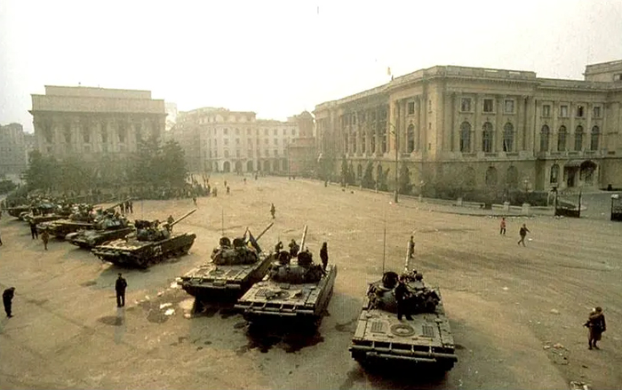 Blindate ale Armatei Române, trecute de partea revoluţionarilor, decembrie 1989, Bucureşti