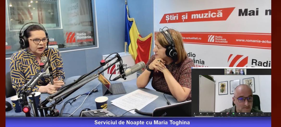 Invitații emisiunii Serviciului de noapte cu Maria Țoghină.