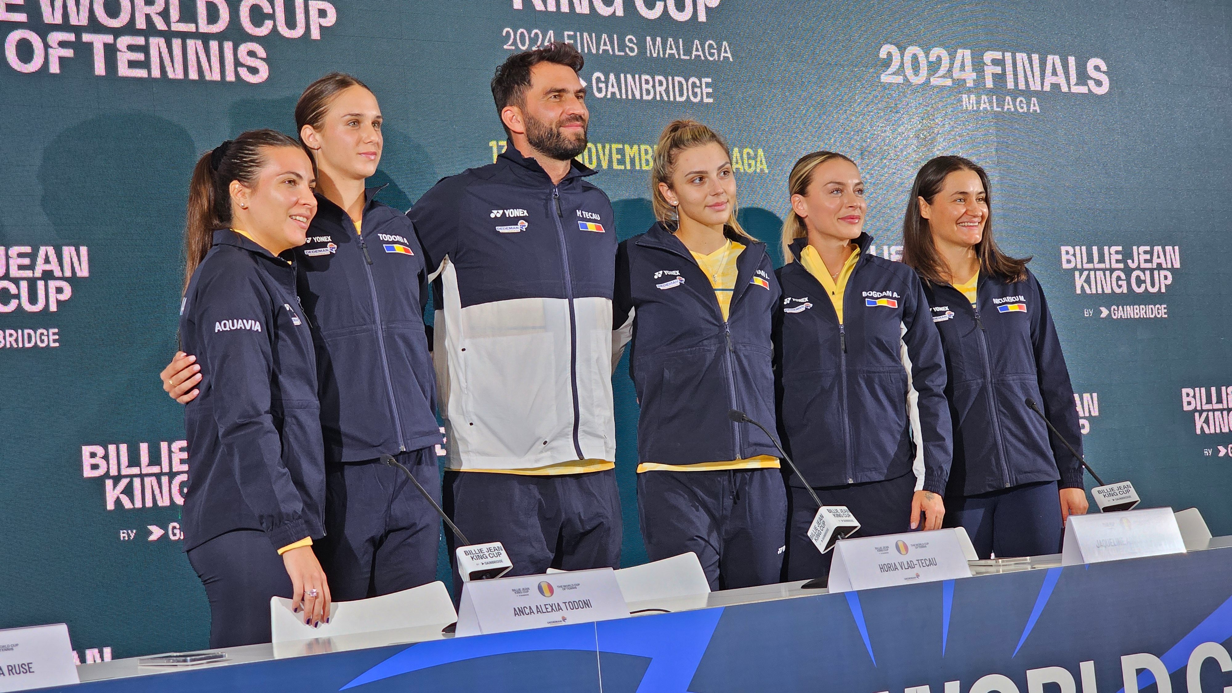 România va juca împotriva Japoniei, în 14 noiembrie (de la ora 11:00), la Malaga, în primul tur din faza finală a Cupei Billie Jean King