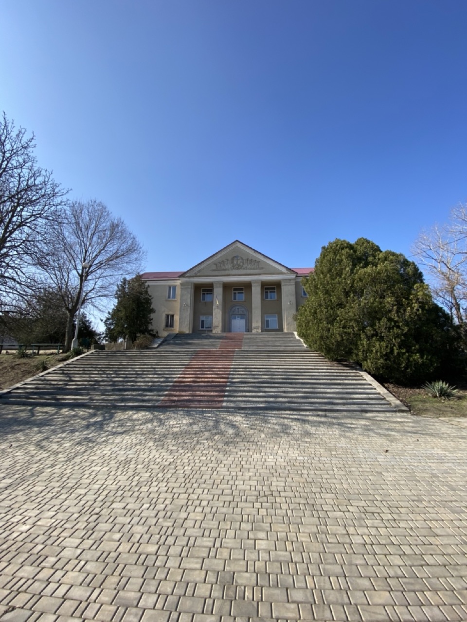 Casa de cultură din Barta, regiunea Odesa, februarie 2024.