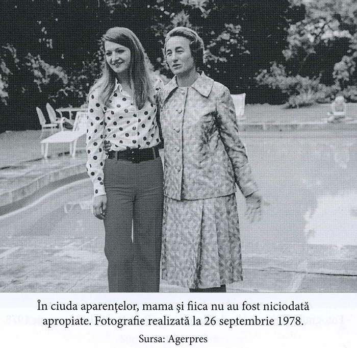 Zoia şi Elena Ceauşescu, fiică şi mamă. Împreună, dar atât de departe 26 sept. 1978